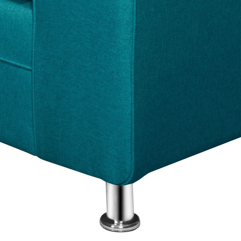 SOFA LEGEND 3 CUERPOS + 2 POUF TURQUESA-5