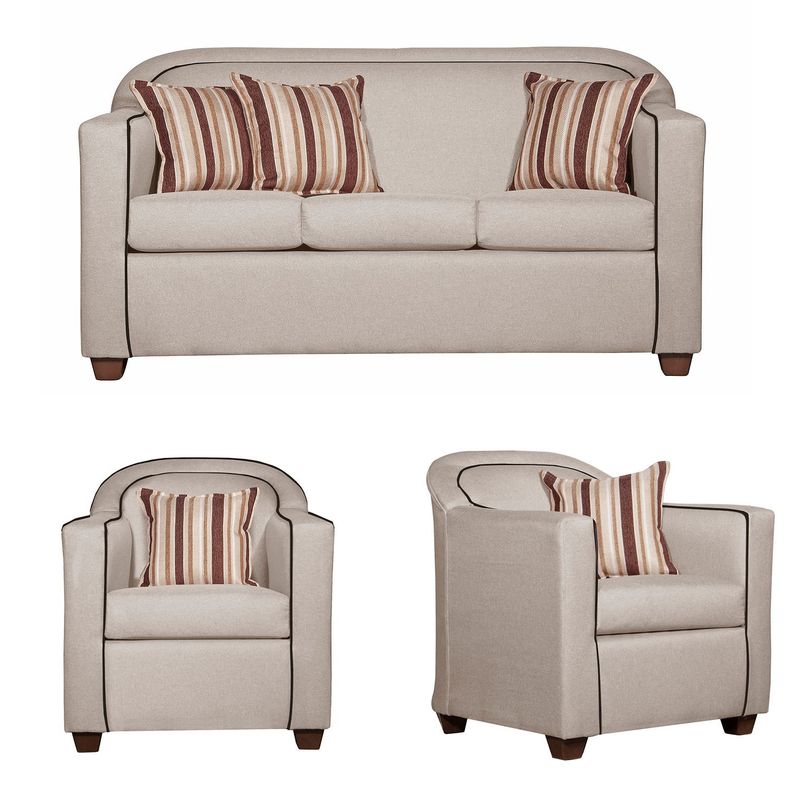 JUEGO DE LIVING 3-1-1 ZAFIRO BEIGE
