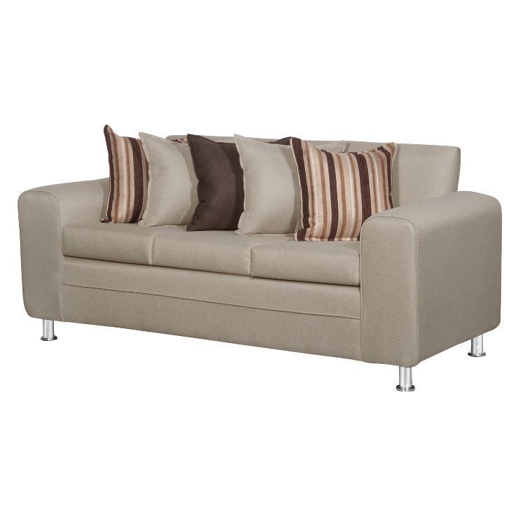 SOFA LEGEND 3 CUERPOS BEIGE + 2 POUF-2