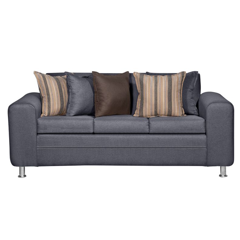 SOFA LEGEND 3 CUERPOS + 2 POUF GRIS-2