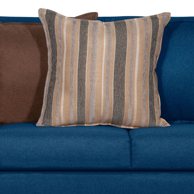 SOFA LEGEND 3 CUERPOS + 2 POUF AZUL-6