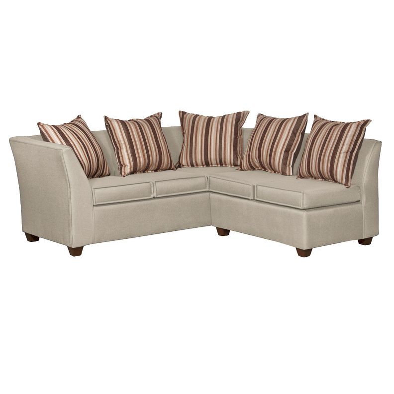 SECCIONAL DIVEAN 5 CUERPOS BEIGE LINO