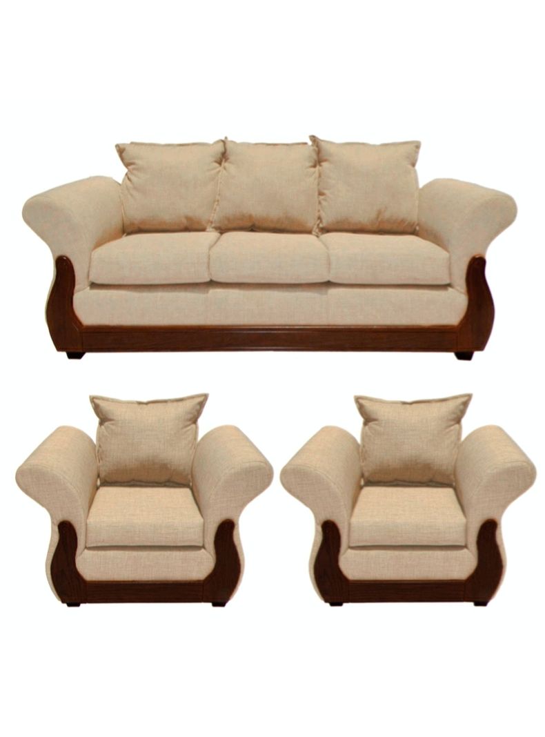 Juego de living 3-1-1 Tokio beige-0