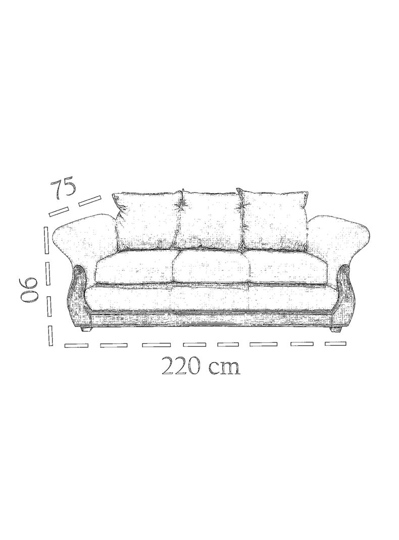 Juego de living 3-1-1 Tokio beige-1