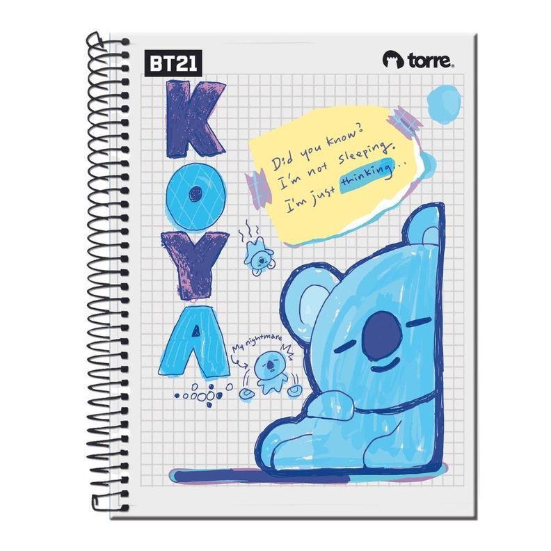 Cuaderno Carta Bt21 150hjs 7mm Triple 3 Materias Torre-3