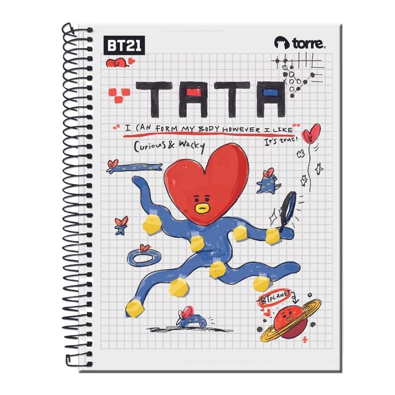 Cuaderno Carta Bt21 150hjs 7mm Triple 3 Materias Torre-4