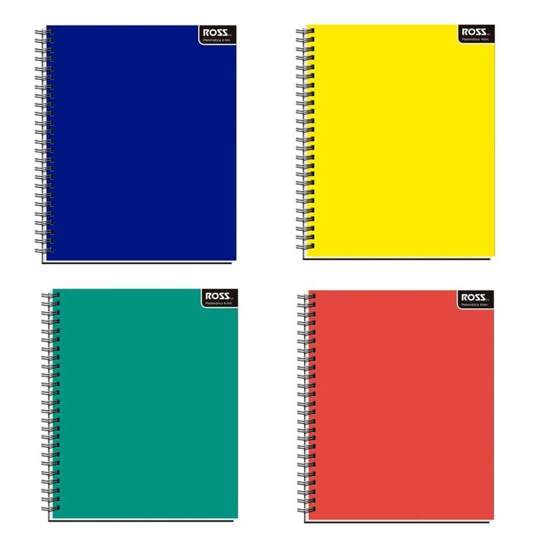 Cuaderno Universitarios Ross 5mm 100 Hojas (Pack x 10)-0