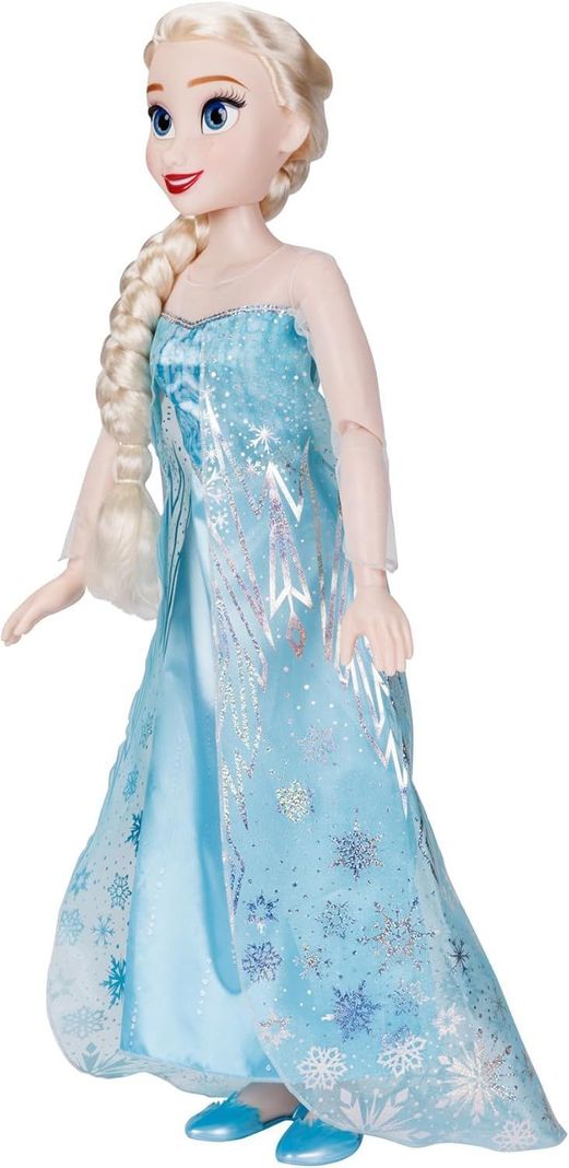 MUÑECA ELSA FROZEN DE DISNEY 100 PODERES DE HIELO, LUCES Y MÚSICA-4