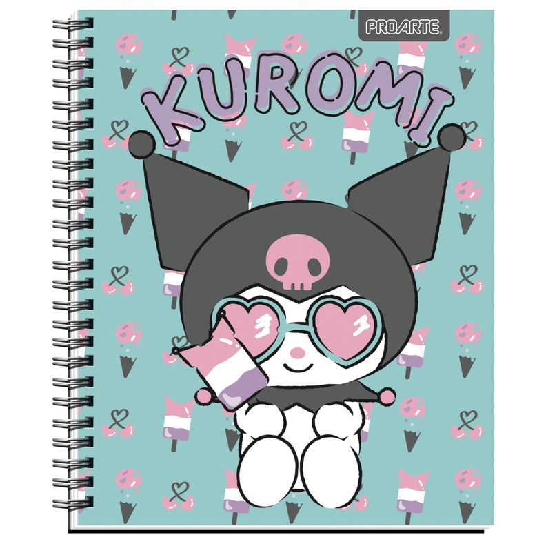 CUADERNO UNIVERSITARIO 7MM 100H KUROMI PACK 10-5