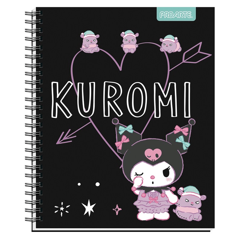 CUADERNO UNIVERSITARIO 7MM 100H KUROMI PACK 10-1