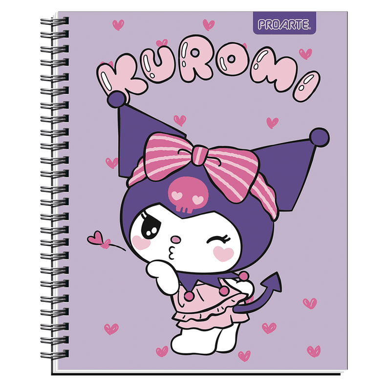 CUADERNO UNIVERSITARIO 7MM 100H KUROMI PACK 10-2