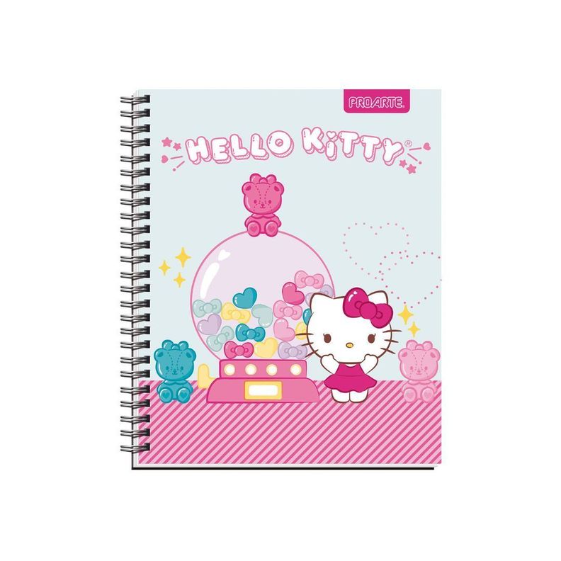 Cuaderno Universitario Proarte 100h 7mm Hello Kitty Pack 10-1