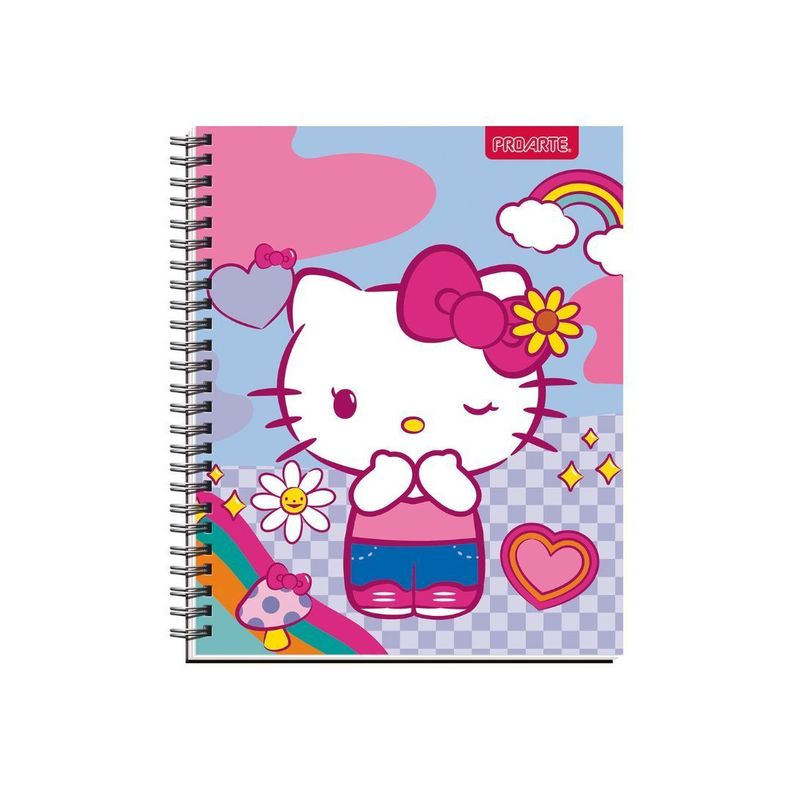 Cuaderno Universitario Proarte 100h 7mm Hello Kitty Pack 10-3
