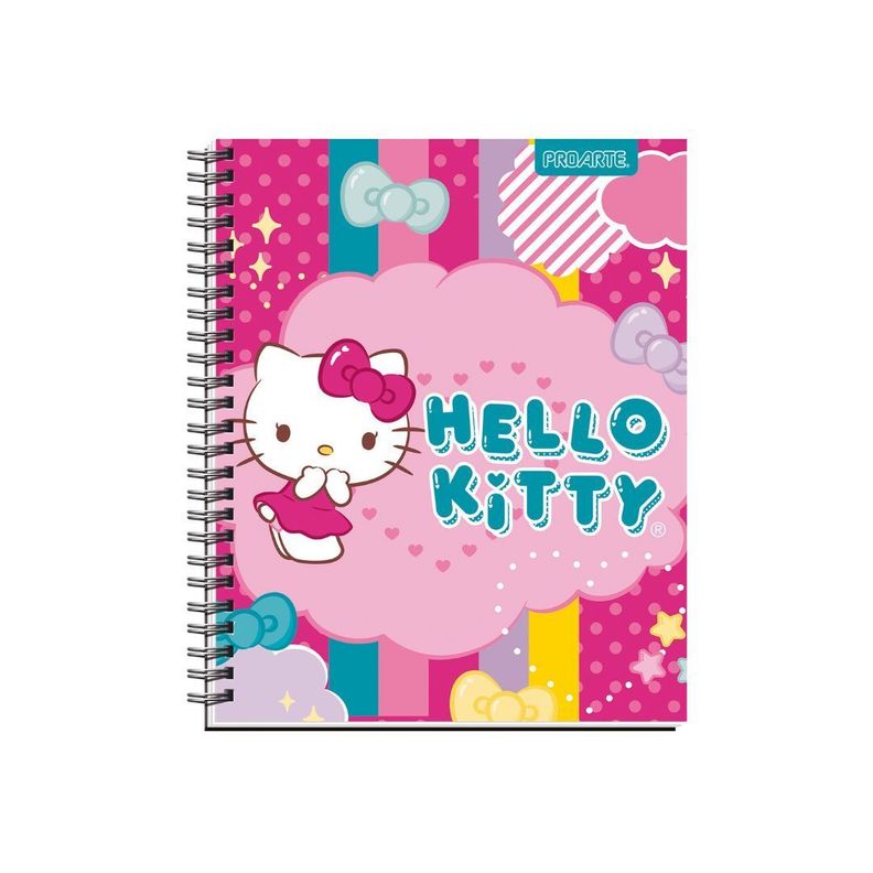 Cuaderno Universitario Proarte 100h 7mm Hello Kitty Pack 10-4
