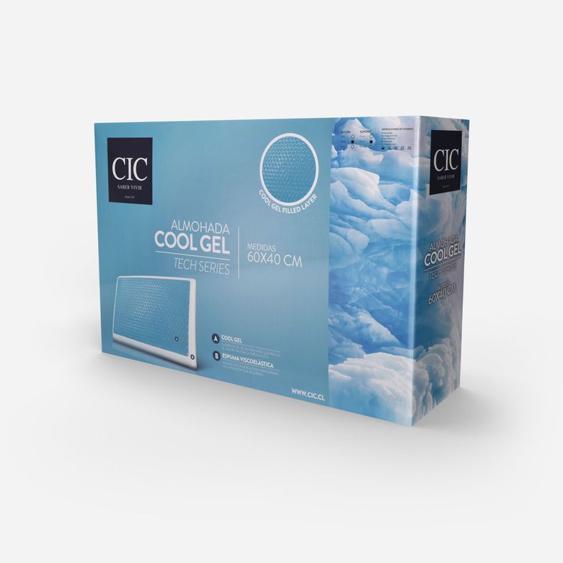 ALMOHADA COOL GEL TECH SERIES 60X40 CM-7