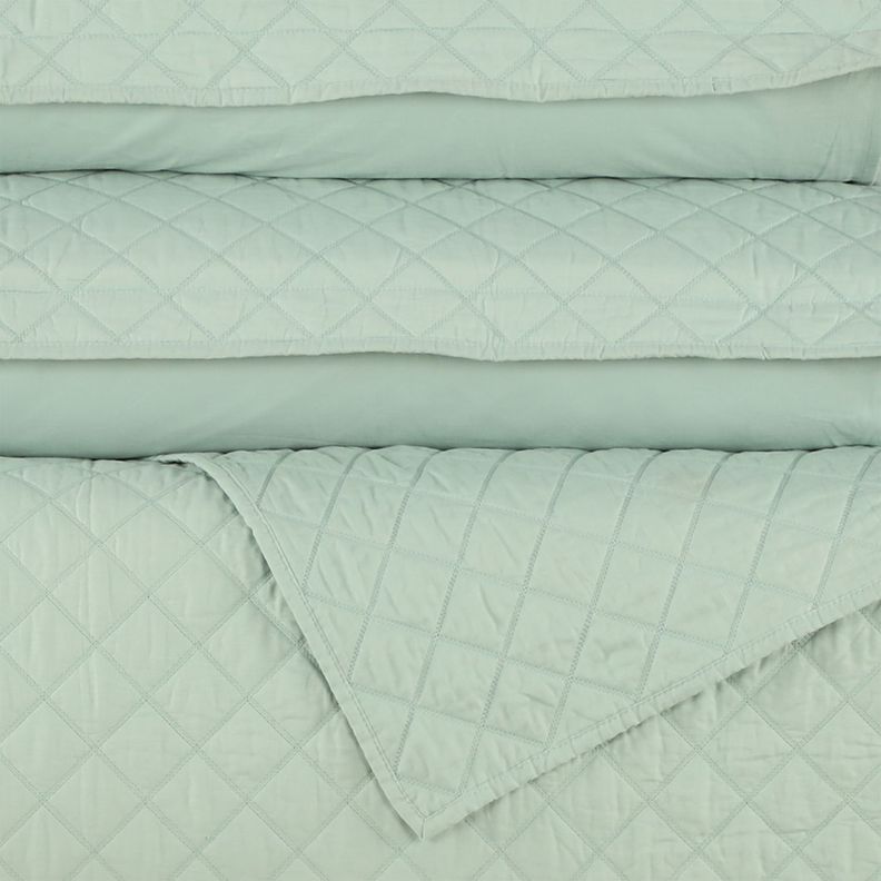 QUILT POLYCOTTON MENTA SGL-2