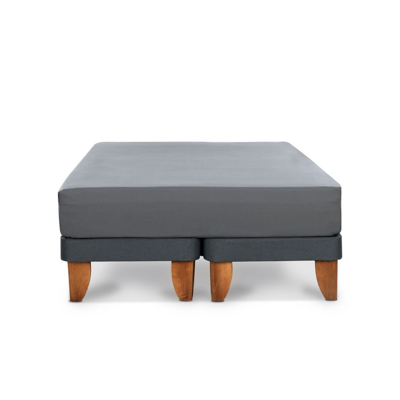 SET SABANA LISAS 220H GRIS KING-6