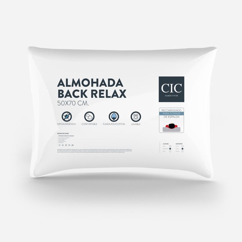 ALMOHADA FIBRA BACK RELAX 50X70 CM-3