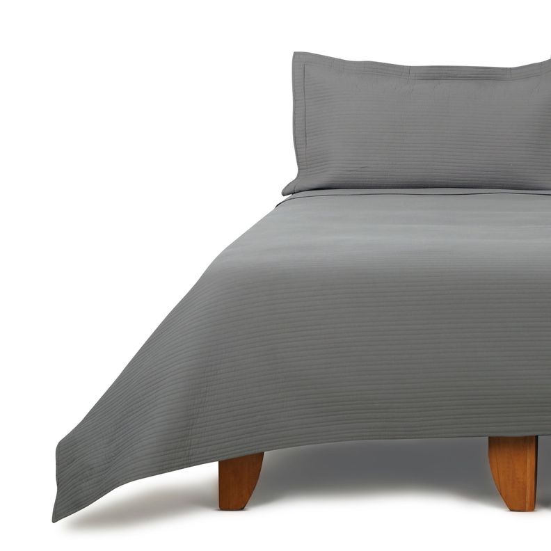 QUILT ALGODON GRIS KING-0
