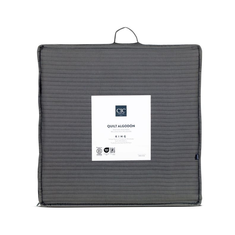 QUILT ALGODON GRIS KING-6