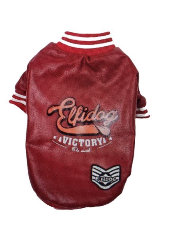 Chaqueta de Cuero PU para perros Talla L-1