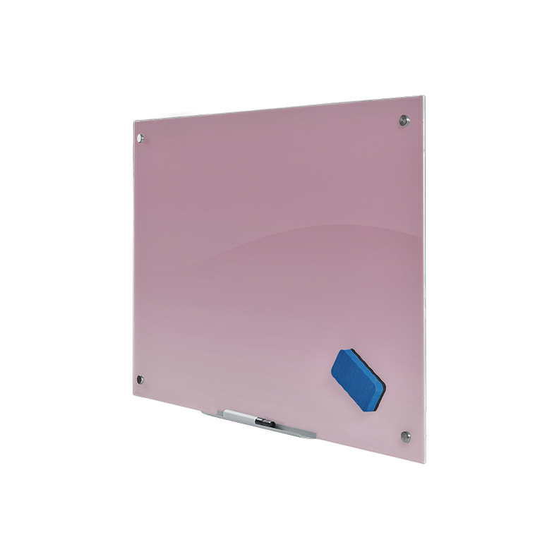 Pizarra Magnética Vidrio Templado 90 x 60 Incluye Accesorios. Color Púrpura-1