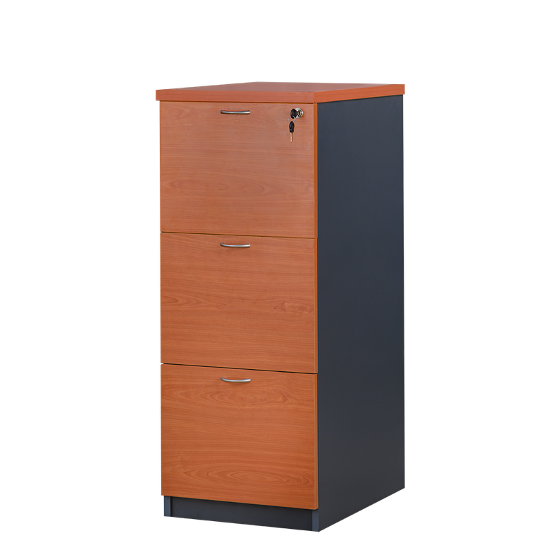 Kardex Archivador Laminado Compacto 3 cajones con llaves.-0