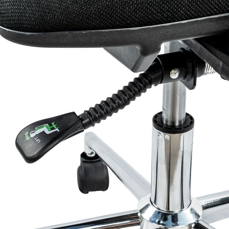 Silla Móvil Ergonómica Ajustes Altura, Brazos, Respaldo, Cabecero y Apoyo Lumbar-4