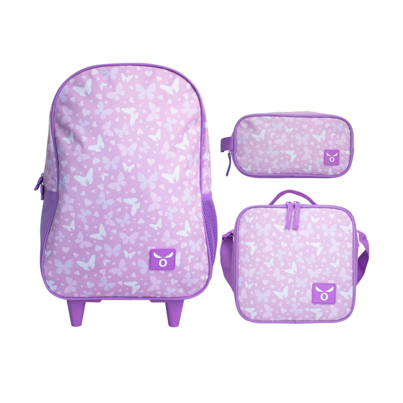 Pack Mochila Escolar Con Ruedas + Lonchera +estuche/moose-1