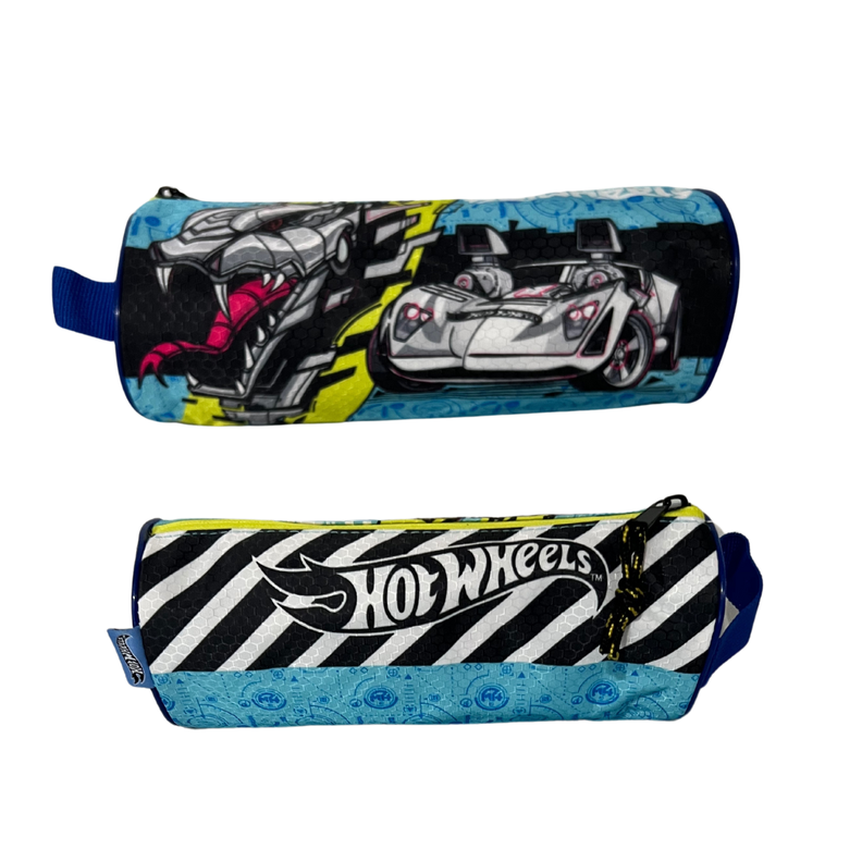 Mochila Escolar Hot Wheels + Estuche-4