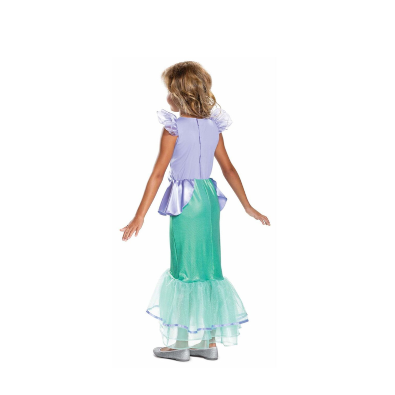 Disfraz De Princesa Ariel Sirenita Original Disney Niñas -2