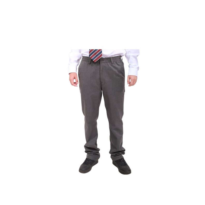 Pantalón Colegio Gris Escolar Niño /juvenil-0