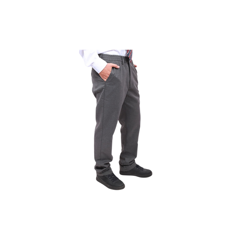 Pantalón Colegio Gris Escolar Niño /juvenil-2