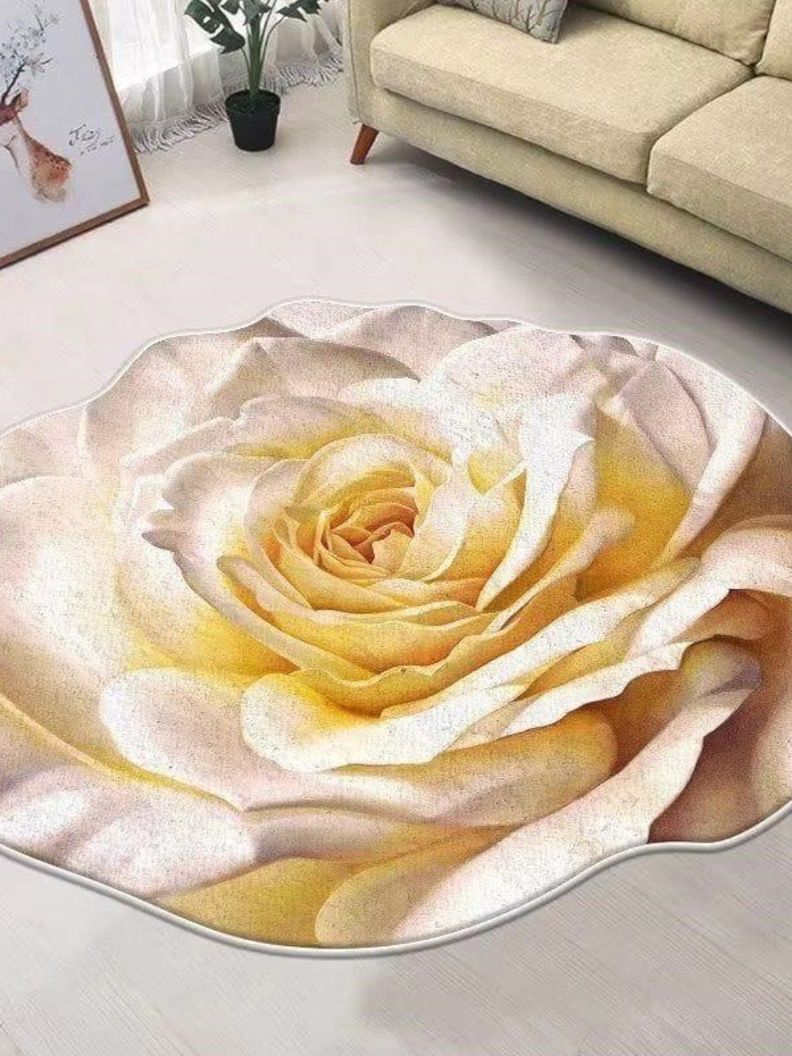 Alfombra decorativa tipo flor-1