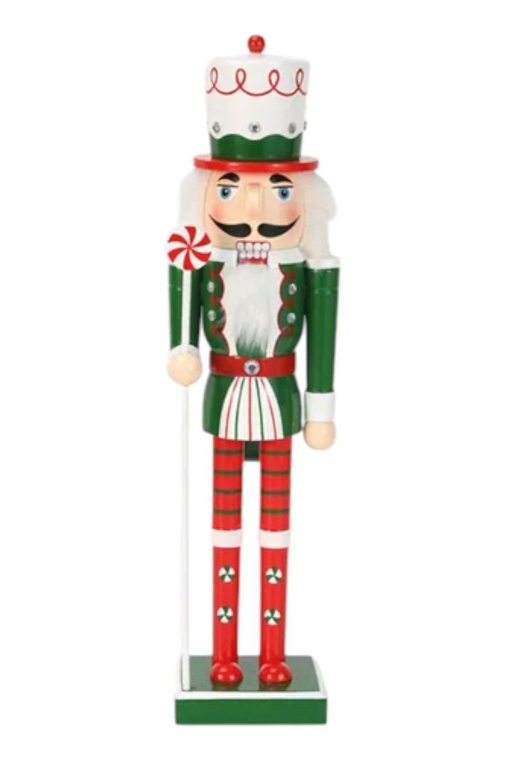 CASCANUECES NAVIDEÑOS DE MADERA MULTICOLOR 50CM 1