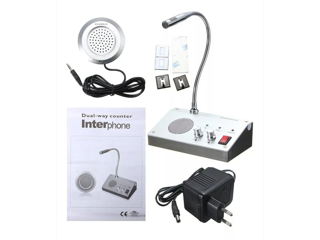 Intercomunicador Microfono Alambrico Citofono Tipo Caja-2