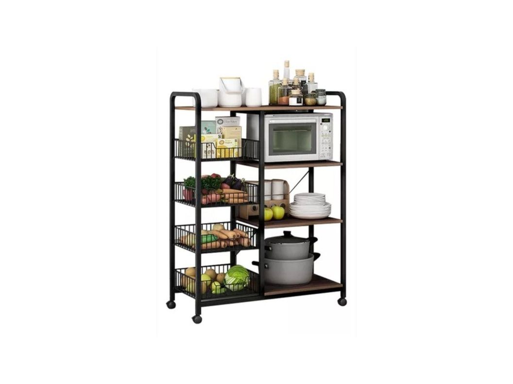 Mueble Organizador de Cocina Rack Estante con Ruedas-1