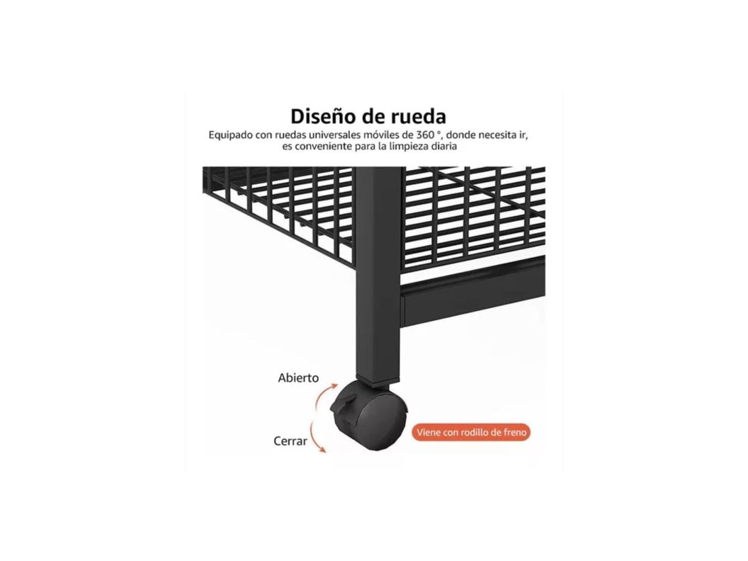 Mueble Organizador de Cocina Rack Estante con Ruedas-2