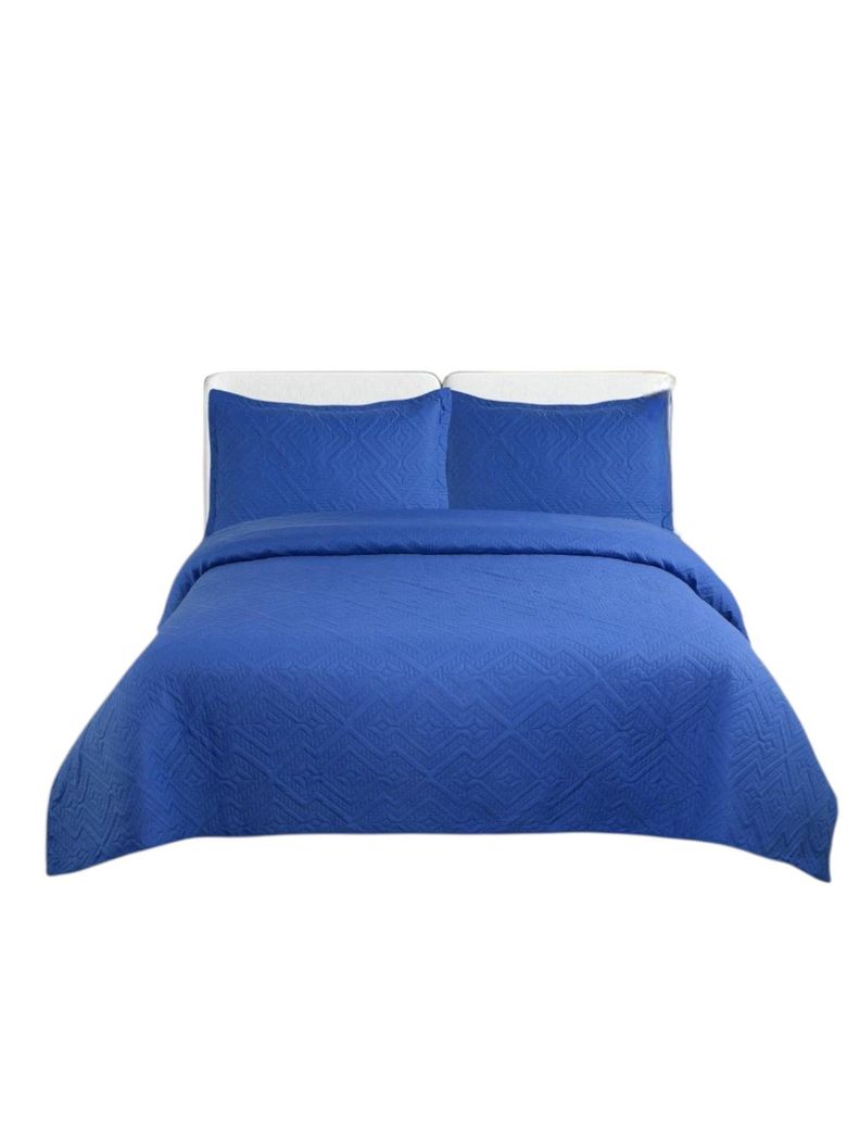 CUBRECAMA QUILT DE VERANO UNICOLOR TF 2P 08