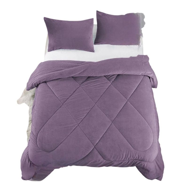 Plumon Con Chiporro plush 2 Plazas + 2 Fundas De Almohadas-1