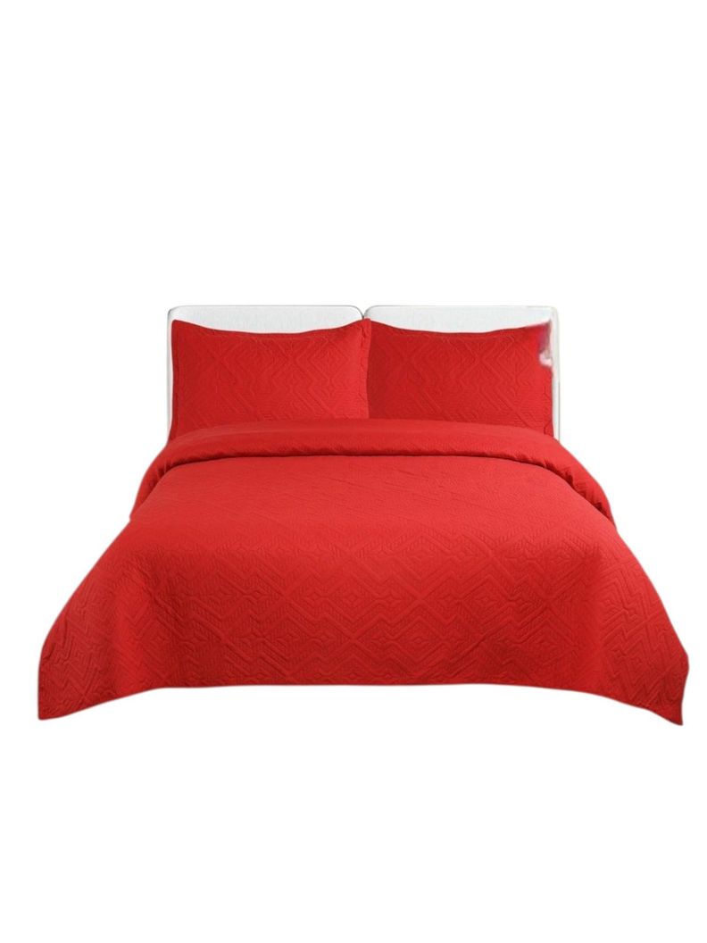 CUBRECAMA QUILT DE VERANO UNICOLOR TF 2P 11