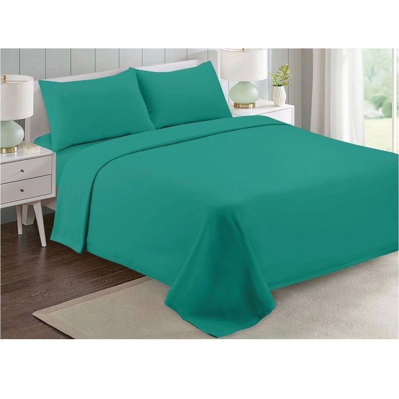 sabana de polar 1.5 plazas colores variados + funda-1