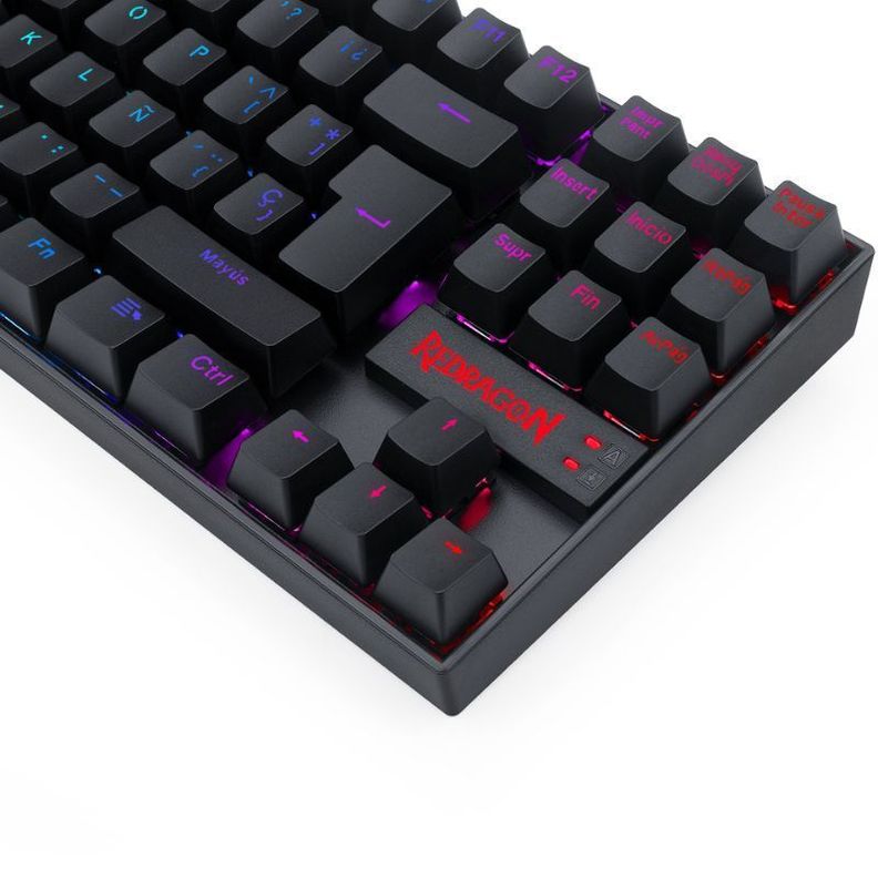 Teclado Mecánico Redragon K552 RGB Kumara Switch Red - Negro-6