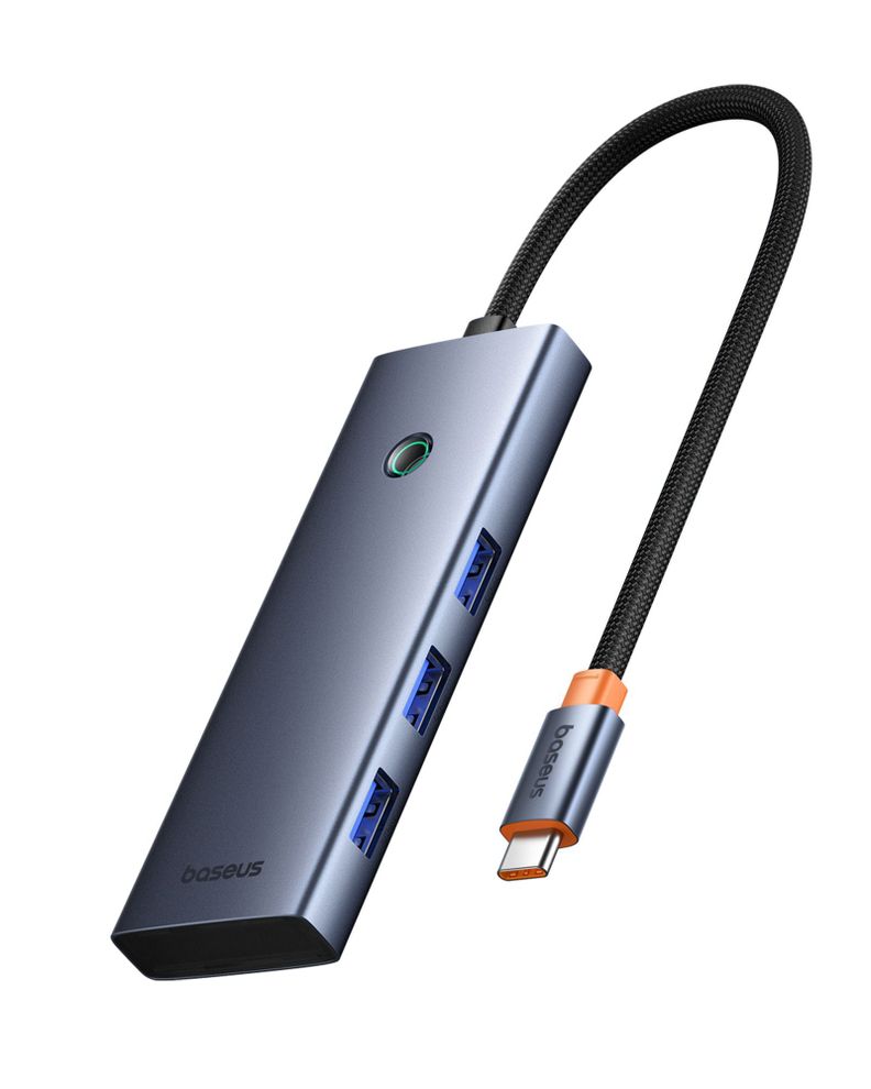 Adaptador HUB 7 en 1 Tipo C a HDMI, USB 3.0, VGA y PD - Baseus - Gris-0