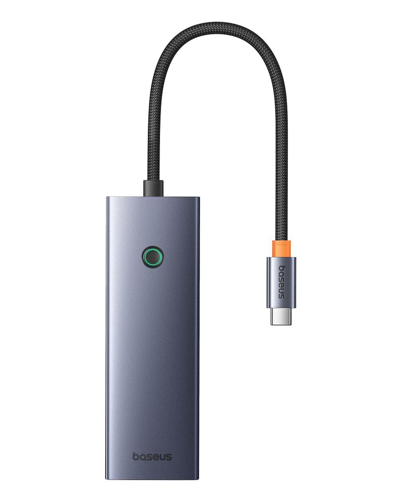 Adaptador HUB 7 en 1 Tipo C a HDMI, USB 3.0, VGA y PD - Baseus - Gris-1