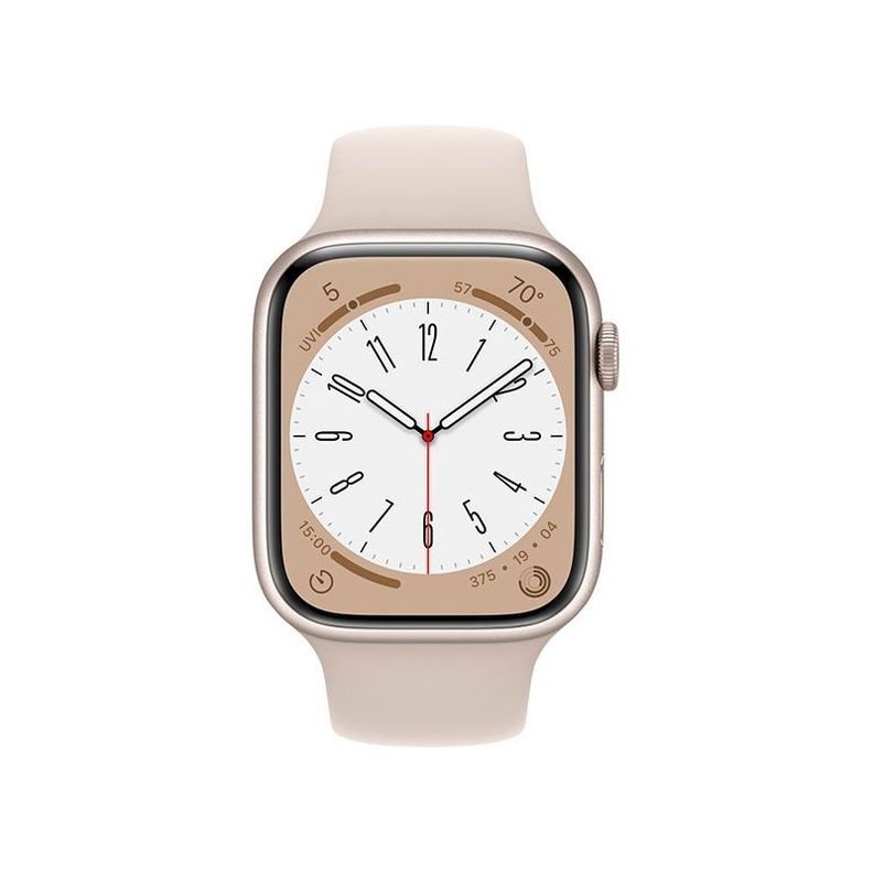 Apple Watch Serie 8 (GPS) Caja Starlight aluminio 45mm con correa sport Starlight - M/L-0