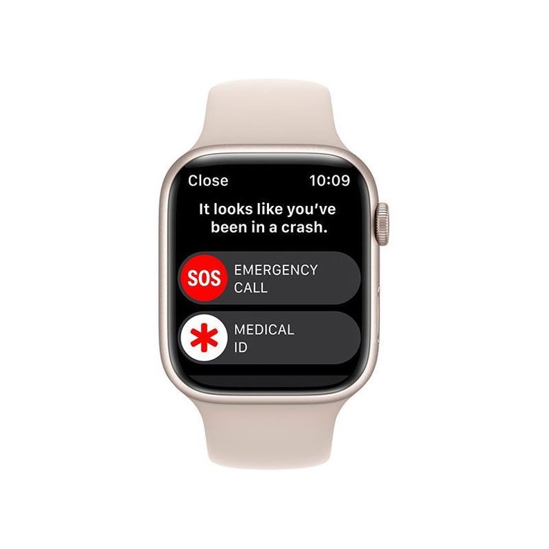 Apple Watch Serie 8 (GPS) Caja Starlight aluminio 45mm con correa sport Starlight - M/L-2