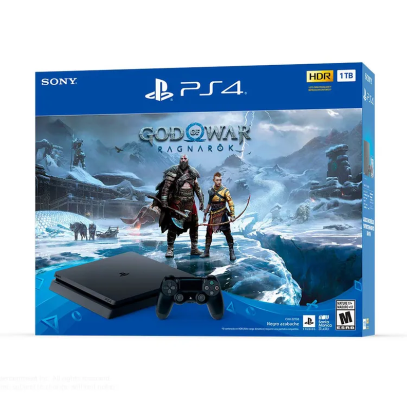 Consola Sony PS4 1 TB + 1 Control Inalambrico + Juego God Of War Ragnarok-2