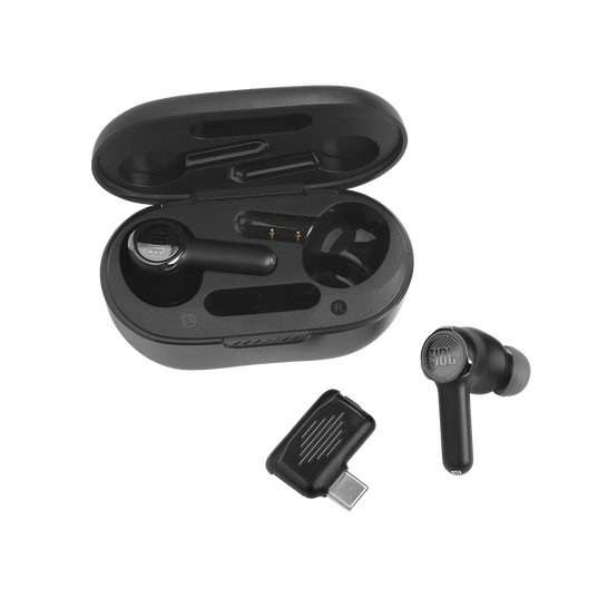 Audífonos JBL Quantum TWS con cancelación de ruido - Negro-4