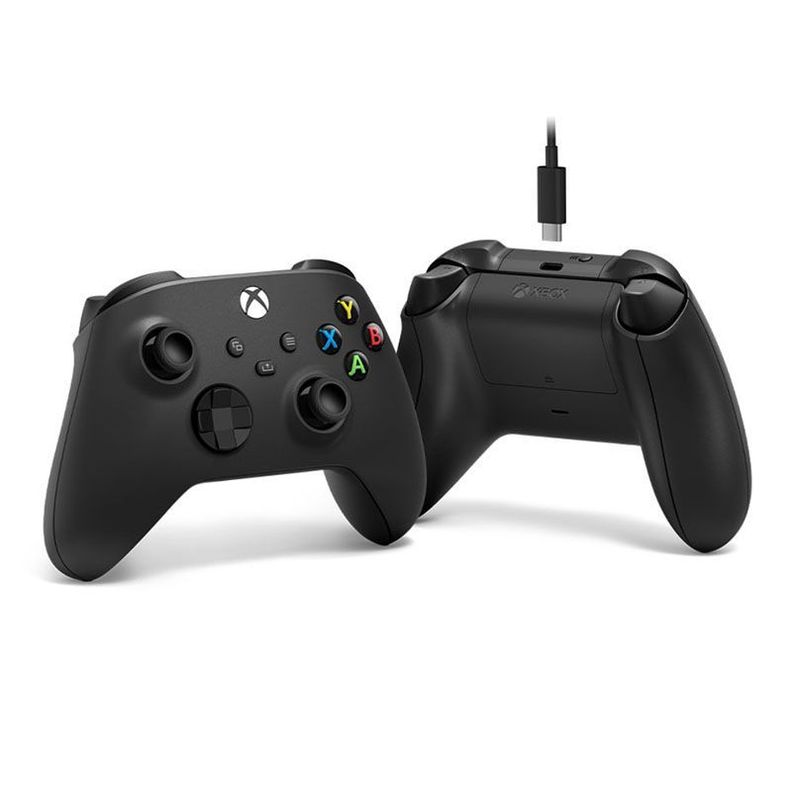 Control Inalámbrico Microsoft Xbox - Negro (Incluye Cable de Carga)-6